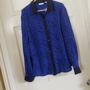Star collared blouse
